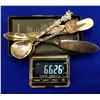 Image 4 : Sterling Silverware lot of 4 pieces, two spoon & two Knife (66,25 gr)