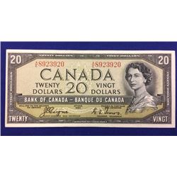 1954 Canada 20$ Banknote Devil's Face A/E 8923920