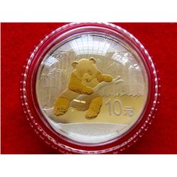 2014 1 oz Panda Gold Plated