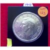 Image 2 : 1947 Canada Silver one Dollar Coin Blunt 7 Variety