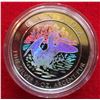 Image 1 : RCM 2002 1 troz oz Fine Silver Anniversary of the Loon Hologram