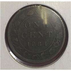 Canada 1884 Large Cents