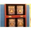 Image 1 : USA: 2007-S Four President Dollar Set PR70 ICQ Certified