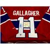 Image 3 : Montreal Canadiens Brian Gallagher authographed Hockey Jersey with Certificate