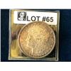 Image 1 : USA: 1880s Morgan Dollar Light orange and Blue Tone Worth a Premium