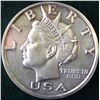 Image 2 : USA: 2003 10$ Silver 1 Oz .999 Fine Liberty Dollar