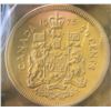 Image 3 : Canada 1975 50 Cents PL-66, ICCS