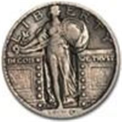 1920-D Standing Liberty Quarter XF