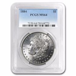 1884 Morgan Dollar MS-64 PCGS