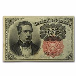 1849-50 5th Issue Fractional Currency 10 Cents CU (FR#1265) Well preserved note in Crisp condition.