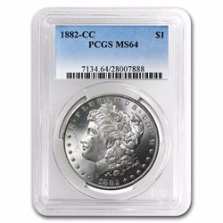 1882-CC Morgan Dollar MS-64 PCGS