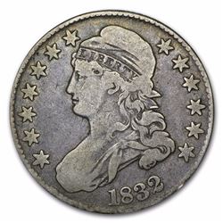 1832 Capped Bust Half Dollar VF