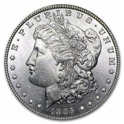 1885 Morgan Dollar BU MS-63