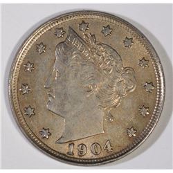 1904 LIBERTY :V: NICKEL, AU