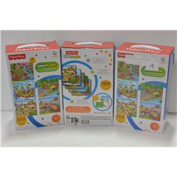 3 FISHER PRICE JIGSAW PUZZLES