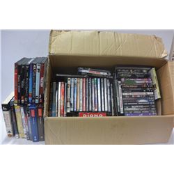 BOX OF DVDS