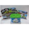 Image 1 : THOMAS THE TRAIN STARTER SET, RACEWAY SET & BIN OF TRACK