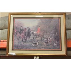 LARGE HUNTING PRINT