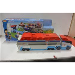 2 PAW PATROL KIDS TRUCKS