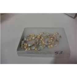 GENUINE FRESH WATER PEARL NECKLACE RETAIL $200