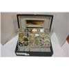 Image 1 : 3 TIER JEWELLERY BOX W/ ASSORTED JEWELLERY