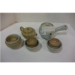 LOT OF EASTERN POTTERY TEA SERVICE