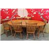 Image 1 : MAPLE DINING TABLE W/ LEAF & 6 CHAIRS