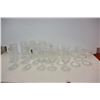 Image 1 : SHELF LOT OF CRYSTAL GLASSES