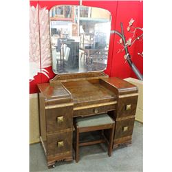 WATERFALL VANITY W/ STOOL