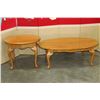 Image 1 : OAK COFFEE & END TABLE