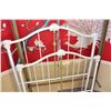 Image 2 : WHITE METAL SINGLE BED FRAME