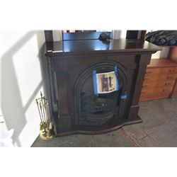 DESIGNER FIREPLACE MANTLE W/ INSERT