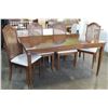 Image 1 : DINING TABLE W/ LEAF & 4 CHAIRS