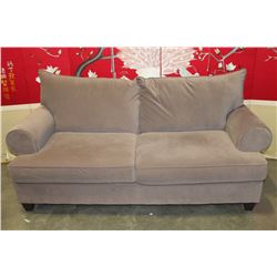 GREY MICROFIBRE SOFA