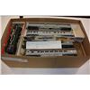 Image 1 : HO SCALE TRAINS (1 STEAM, 4 PASSENGER, CARGO CARS, ETC.)
