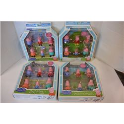 4 PEPPA PIG & FAMILY SETS