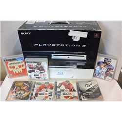 PLAY STATION THREE WITH GAMES