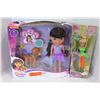Image 1 : DORA DOLL W/ DOG & TINKERBELL DOLL