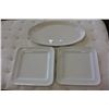 Image 1 : THREE LARGE MADE IN PORTUGAL PLATTERS