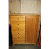 Image 1 : PINE DRESSER WITH CUPBOARD