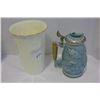Image 1 : FISHING BEER STEIN AND PHALTZGRAFF VASE