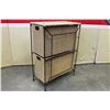 Image 1 : WICKER 2-DRAWER BASKET SHELF