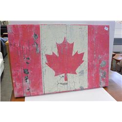 CANADIAN FLAG PRINT ON CANVAS