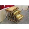 Image 1 : THREE NESTING TABLES