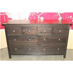 MODER 8-DRAWER ESPRESSO DRESSER