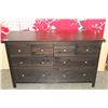 Image 2 : MODER 8-DRAWER ESPRESSO DRESSER