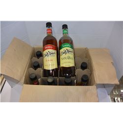 BOX OF DAVINCI CLASSIC CANE SUGAR SYRRUP