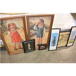 LOT OF FRAMED PICTURES