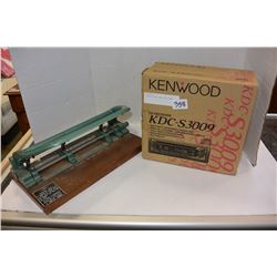 KENWOOD RADIO AND HOLE PUNCH
