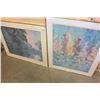 Image 1 : 2 LARGE FRAMED PRINTS